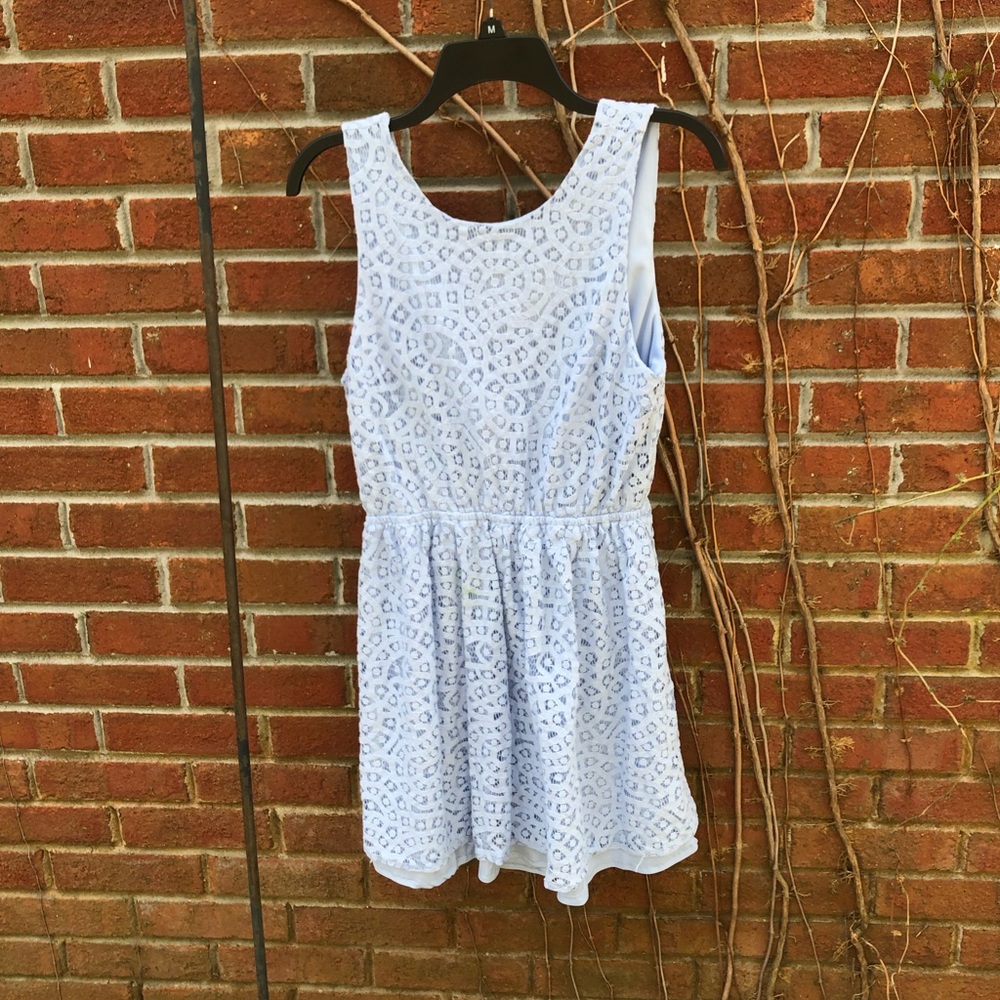 Baby blue dres